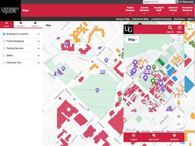 University of Guelph Maps